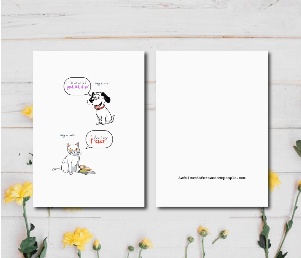 Anytime Card | Cheerful Friends | Romantic Gifts | Quirky Romantic Greeting | Unique Friendship Hearts Cards | Adorable Girlfriend