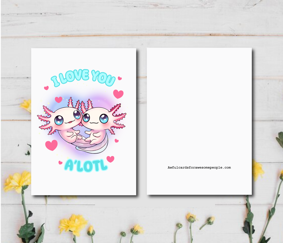 Anytime Card | Cheerful Friends | Romantic Gifts | Quirky Romantic Greeting | Unique Friendship Hearts Cards | Adorable Girlfriend