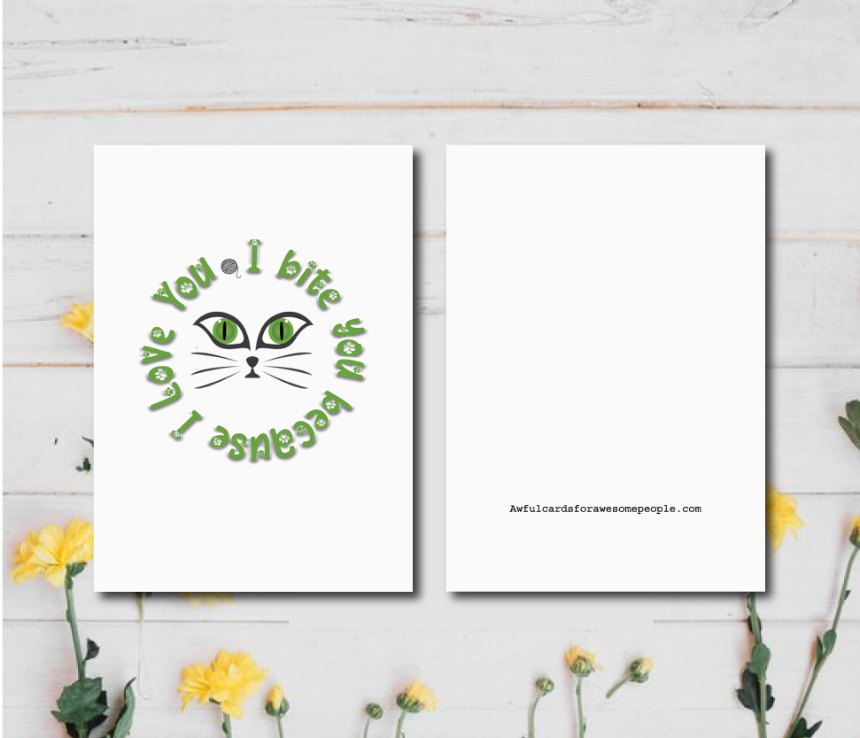 Anytime Card | Cheerful Friends | Romantic Gifts | Quirky Romantic Greeting | Unique Friendship Hearts Cards | Adorable Girlfriend