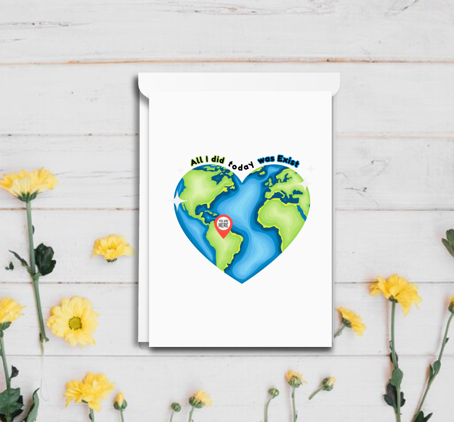 Anytime Card | Cheerful Friends | Romantic Gifts | Quirky Romantic Greeting | Unique Friendship Hearts Cards | Adorable Girlfriend