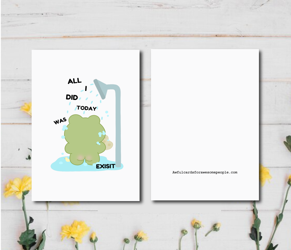 Anytime Card | Cheerful Friends | Romantic Gifts | Quirky Romantic Greeting | Unique Friendship Hearts Cards | Adorable Girlfriend