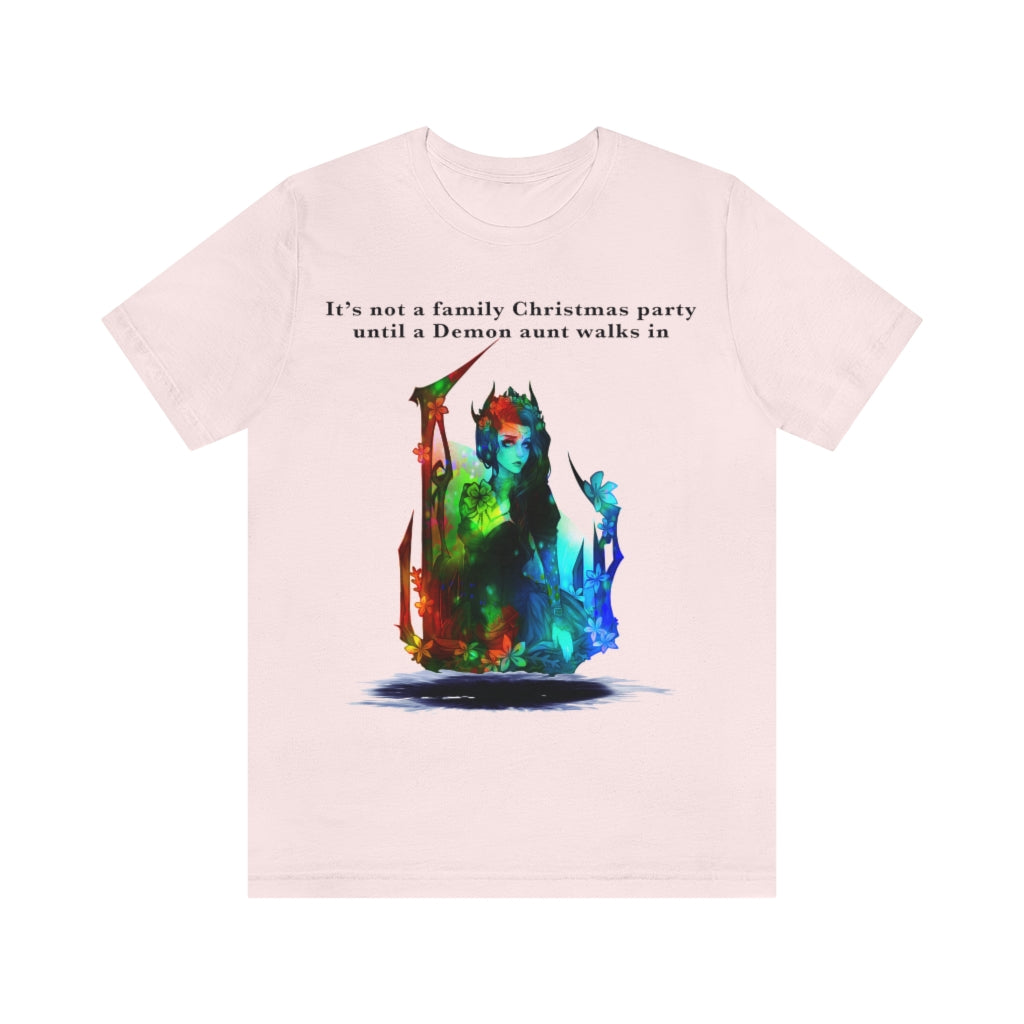 Demon aunt Christmas Unisex Jersey Short Sleeve T-shirt
