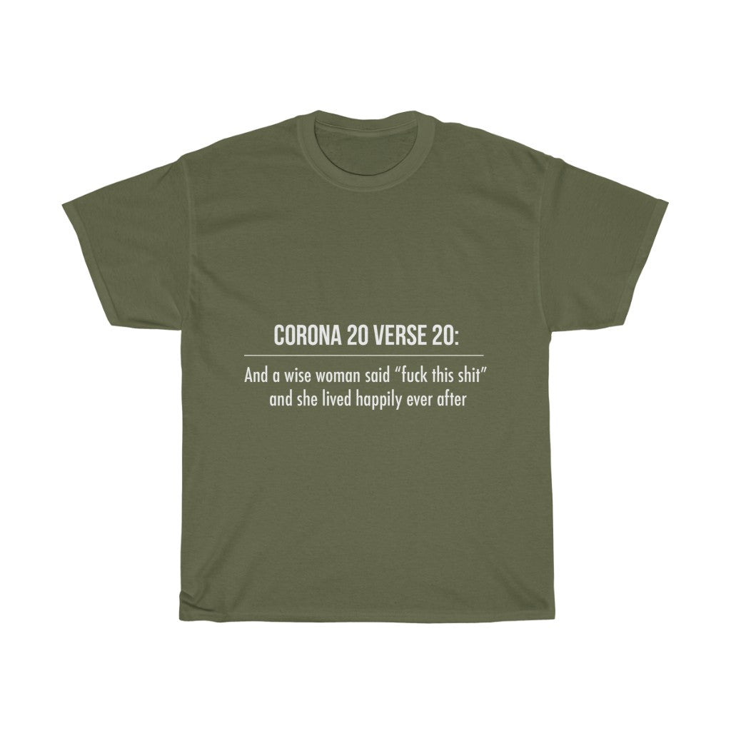 Unisex Heavy Cotton Tee - Corona 20 verse 20