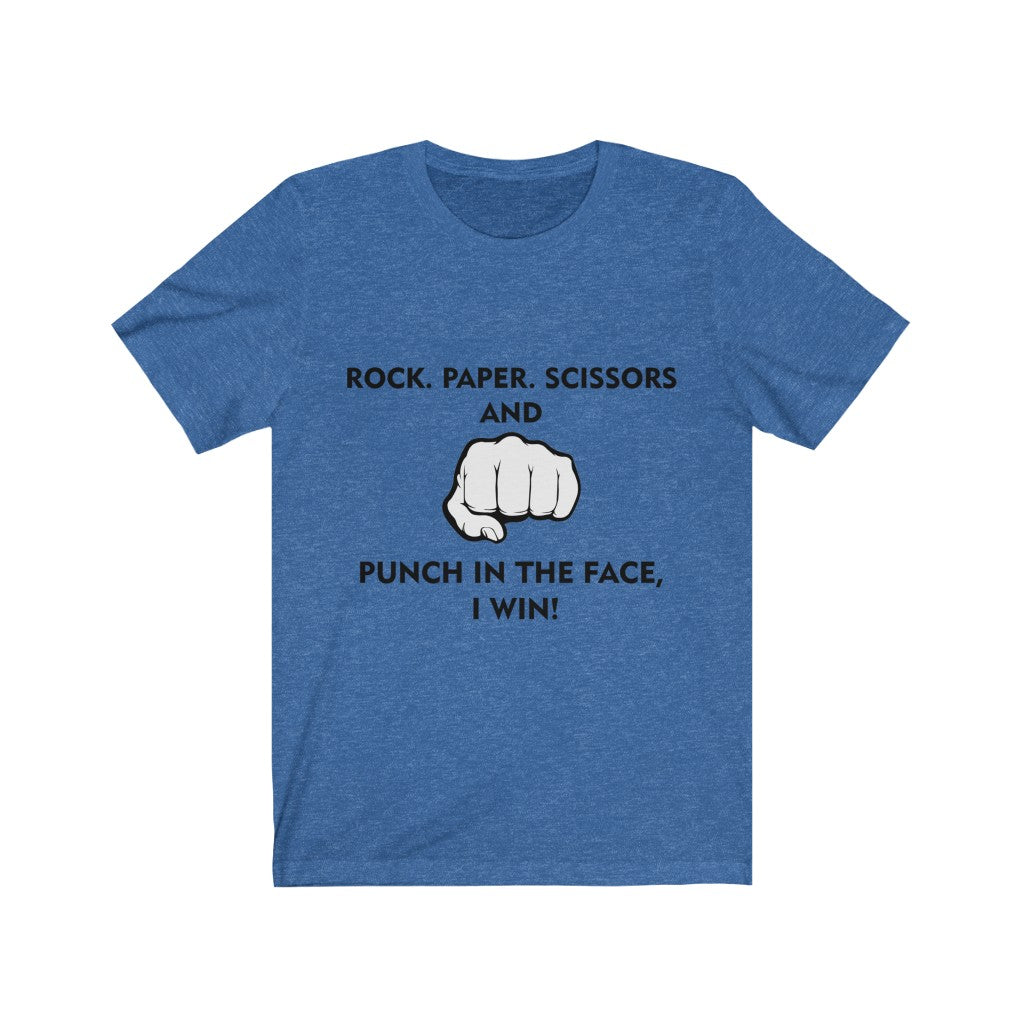 Unisex Jersey Short Sleeve Tee - Rock Paper Scissors