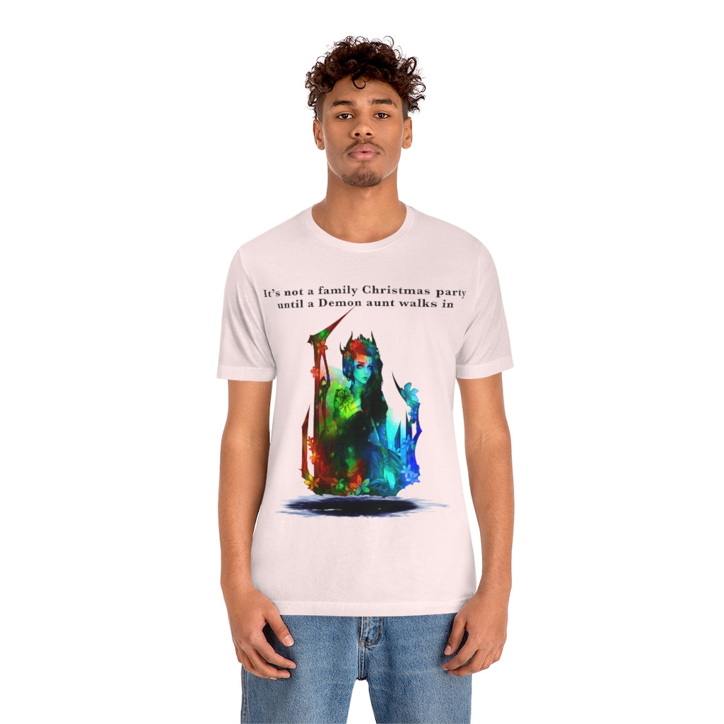 Demon aunt Christmas Unisex Jersey Short Sleeve T-shirt
