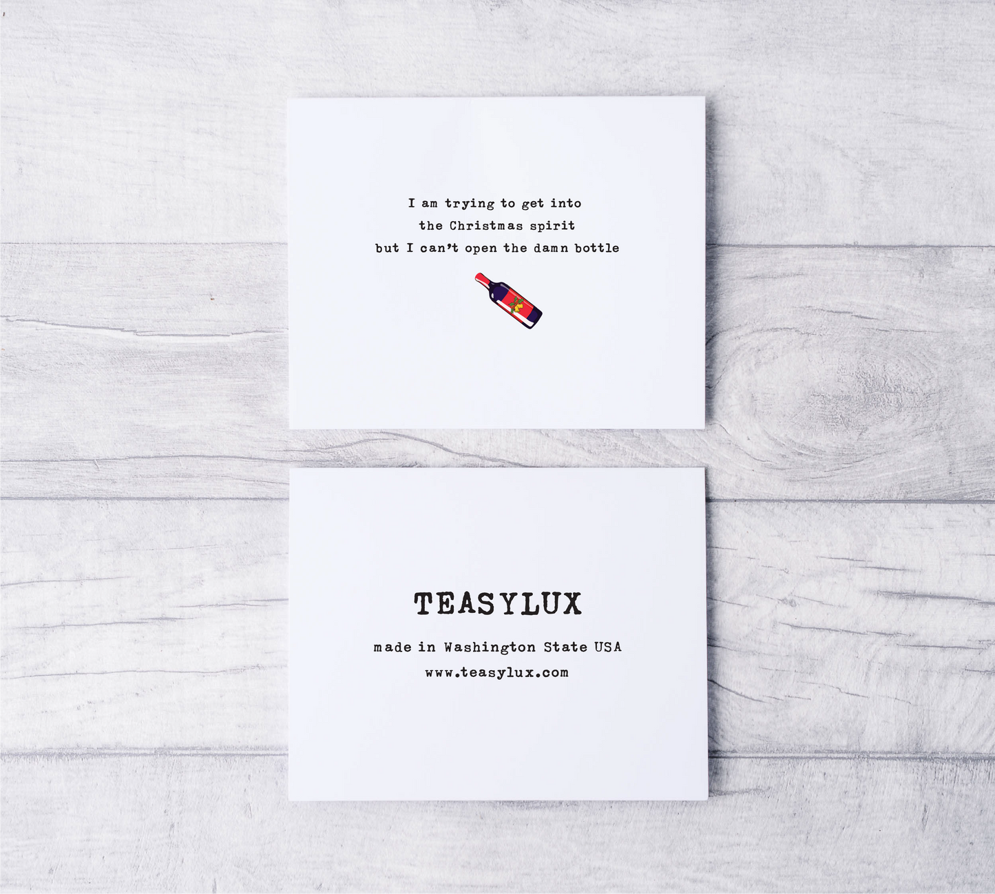 Christmas Cards | Awful Festive Card | Festive Season | Charm Love Gift | Snarky Appreciation | Joyful Thank You | Family Santa Clause Women