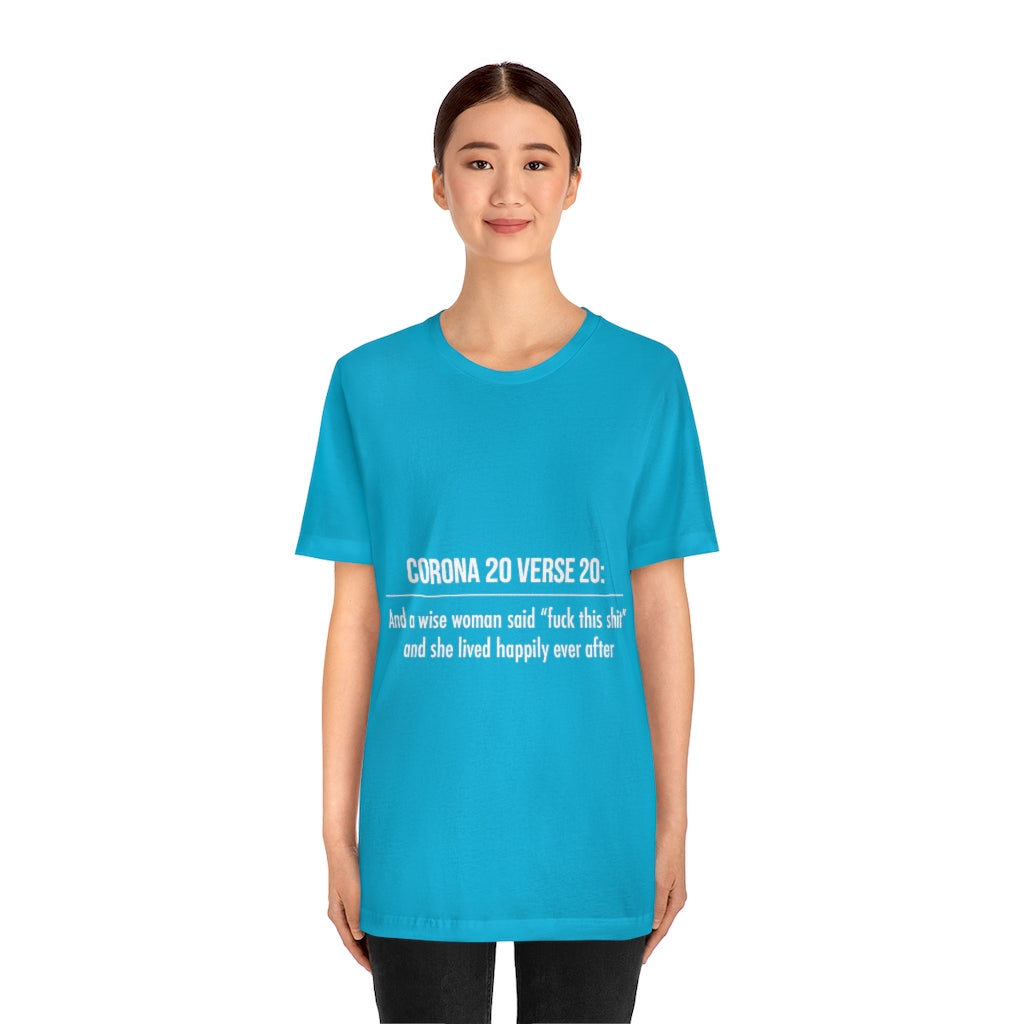 Unisex Jersey Short Sleeve Tee - Corona 20