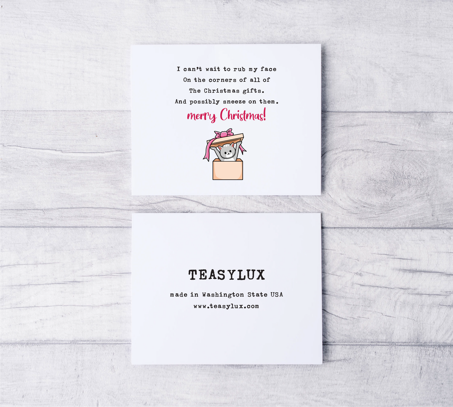 Christmas Cards | Awful Festive Card | Festive Season | Charm Love Gift | Snarky Appreciation | Joyful Thank You | Family Santa Clause Women