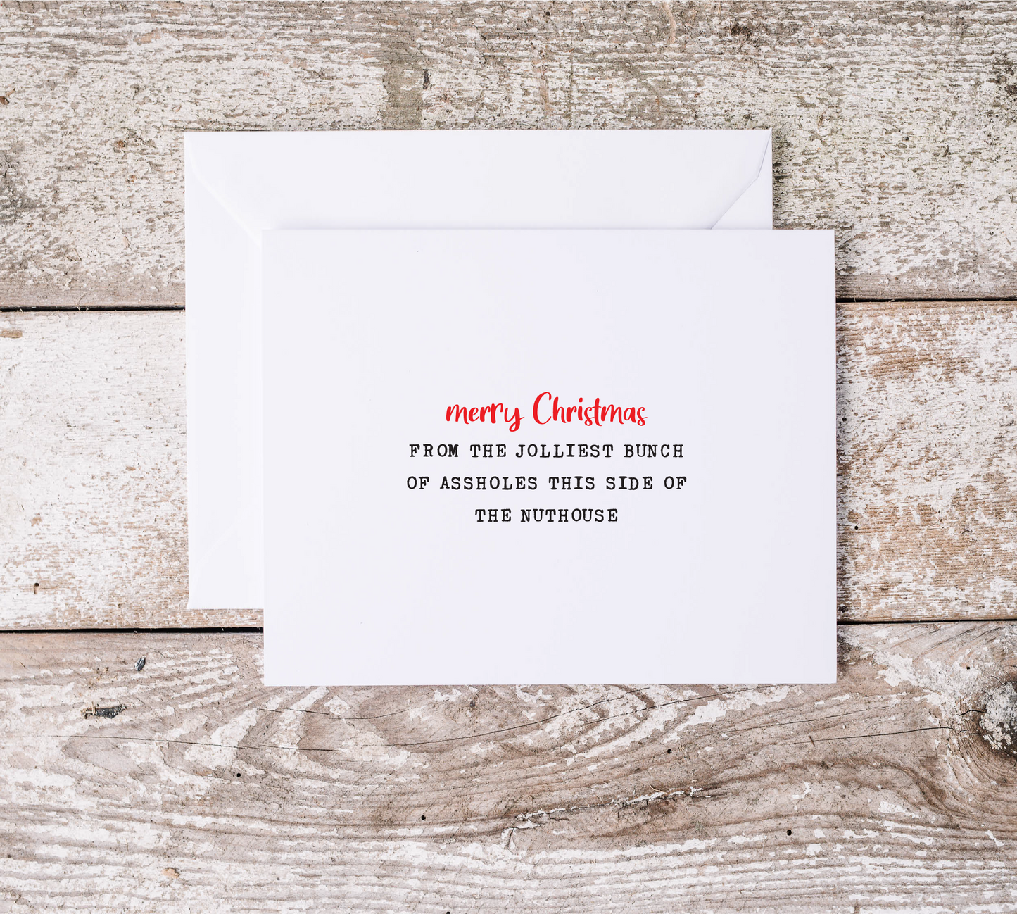 Christmas Cards | Awful Festive Card | Festive Season | Charm Love Gift | Snarky Appreciation | Joyful Thank You | Family Santa Clause Women