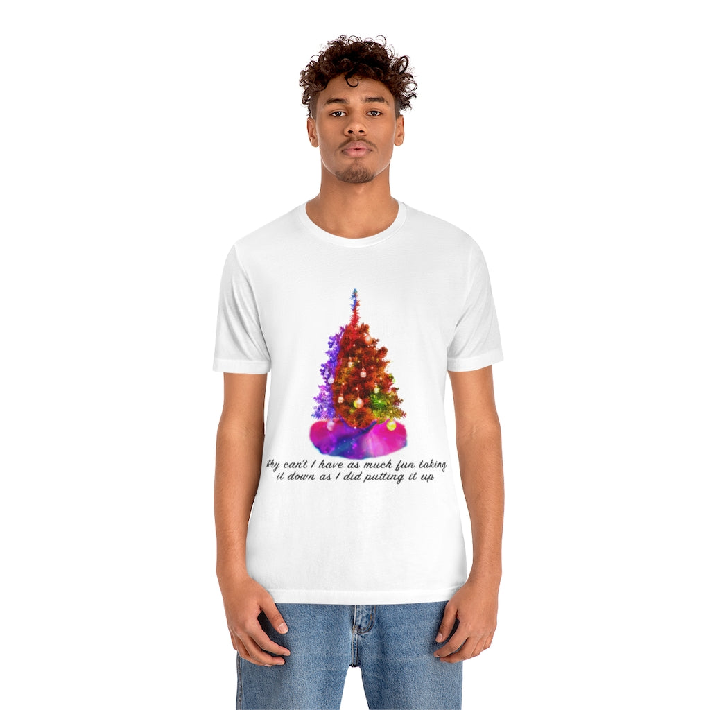 Christmas Tree Unisex Jersey Short Sleeve T-shirt