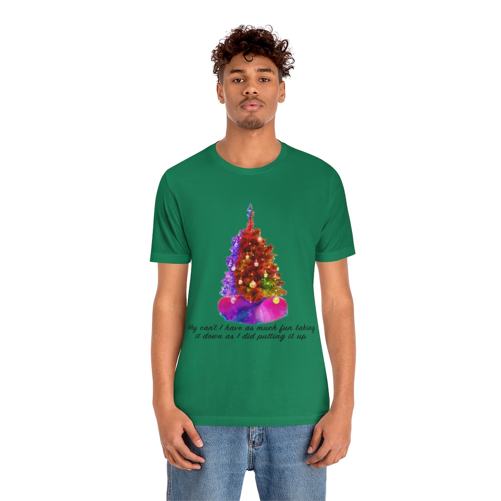Christmas Tree Unisex Jersey Short Sleeve T-shirt