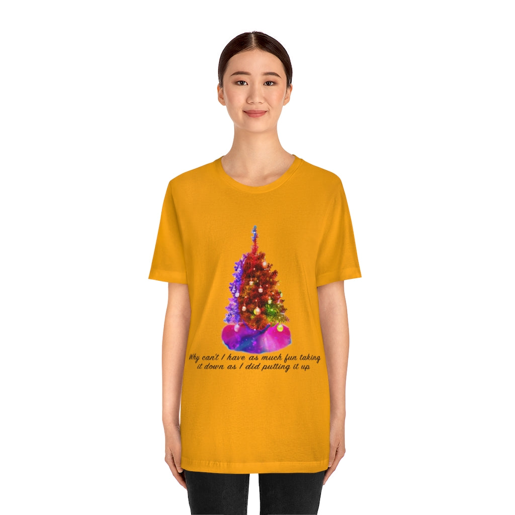 Christmas Tree Unisex Jersey Short Sleeve T-shirt