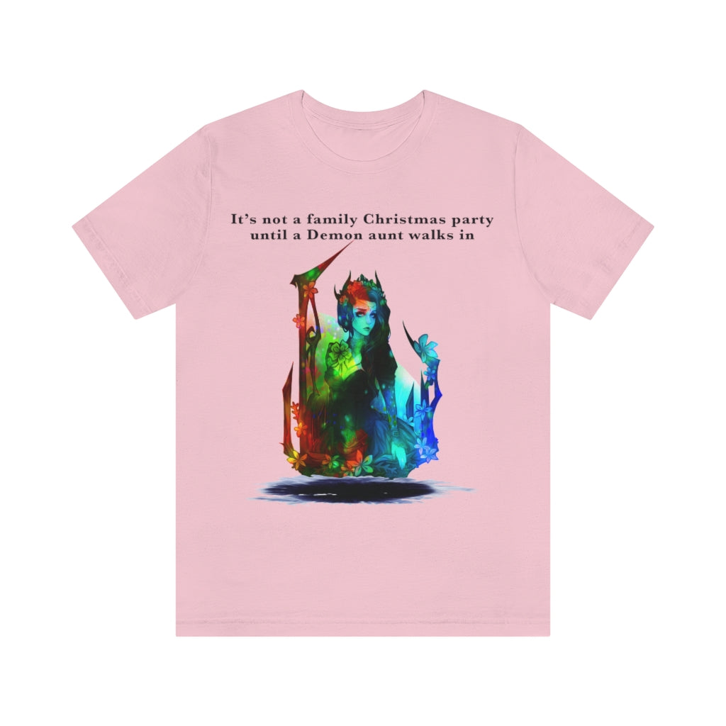 Demon aunt Christmas Unisex Jersey Short Sleeve T-shirt