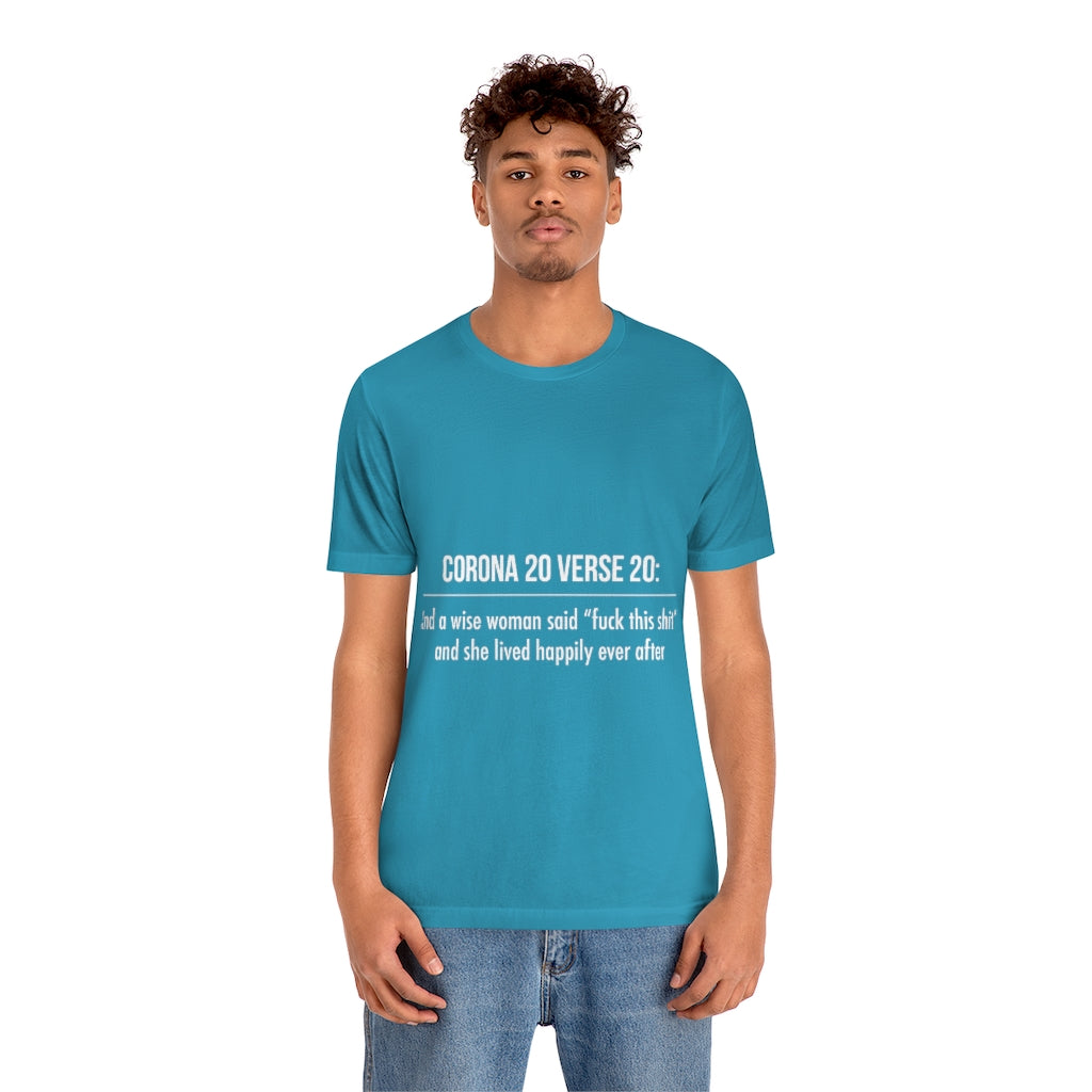 Unisex Jersey Short Sleeve Tee - Corona 20