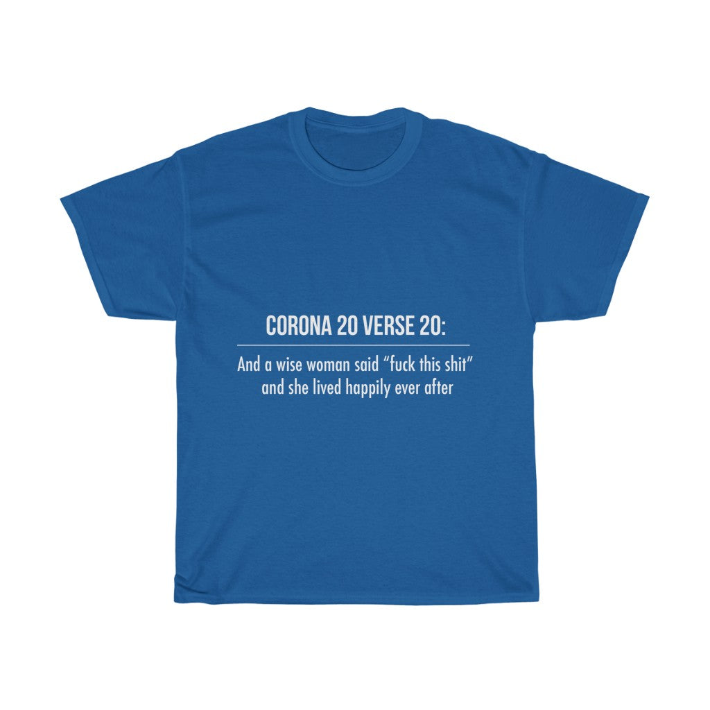 Unisex Heavy Cotton Tee - Corona 20 verse 20
