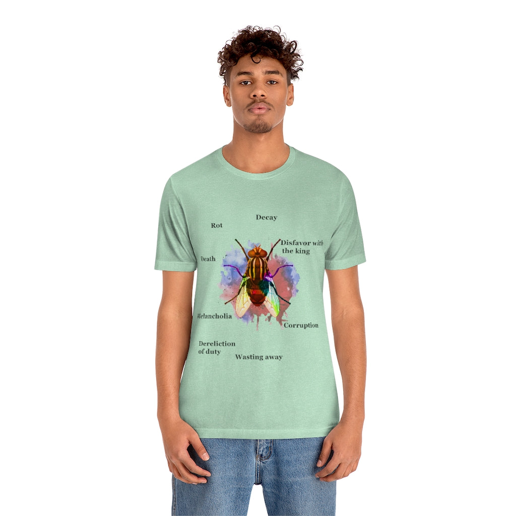 Fly Characteristics Unisex Jersey Short Sleeve Tee