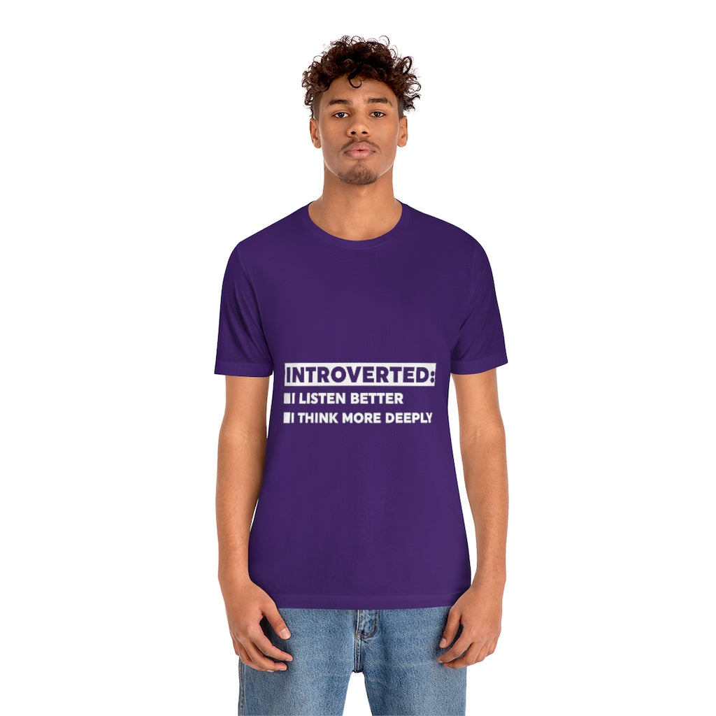 Unisex Jersey Short Sleeve Tee
