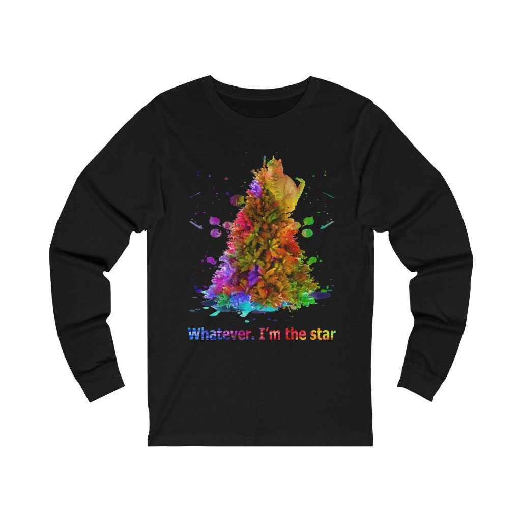 Whatever l am the Star Christmas Unisex Jersey Long Sleeve T-shirt