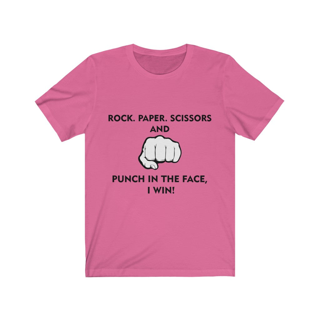 Unisex Jersey Short Sleeve Tee - Rock Paper Scissors
