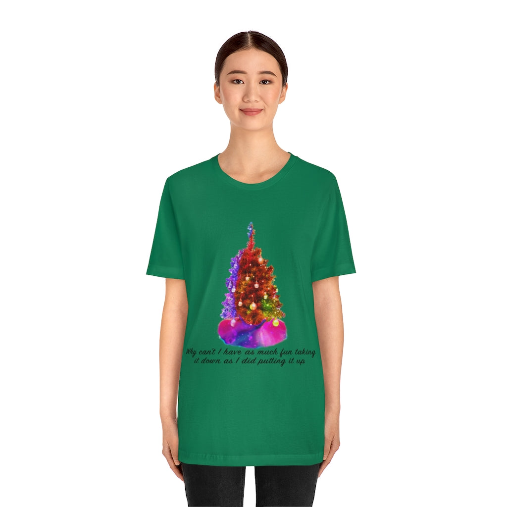 Christmas Tree Unisex Jersey Short Sleeve T-shirt