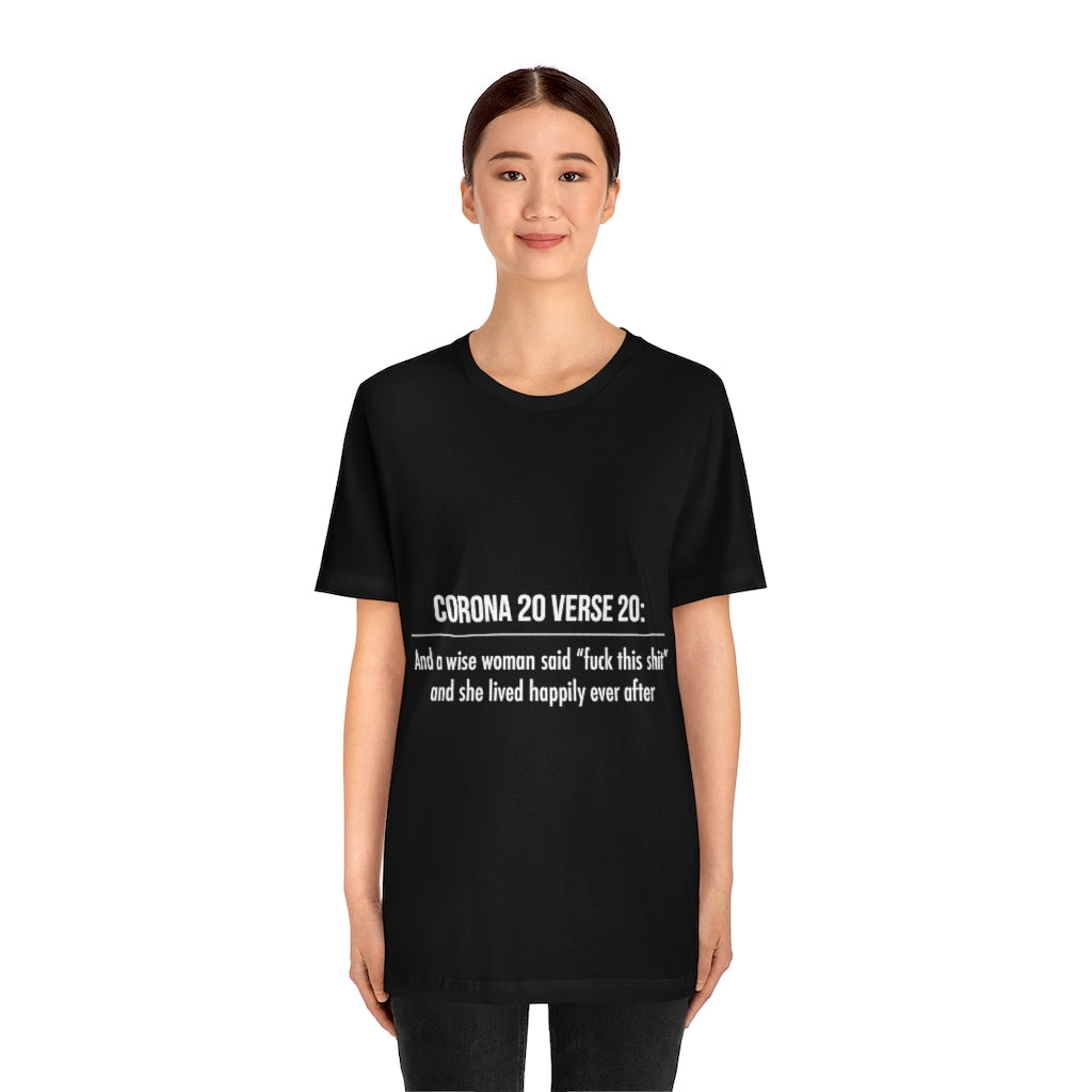 Unisex Jersey Short Sleeve Tee - Corona 20