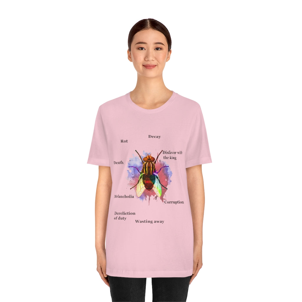 Fly Characteristics Unisex Jersey Short Sleeve Tee