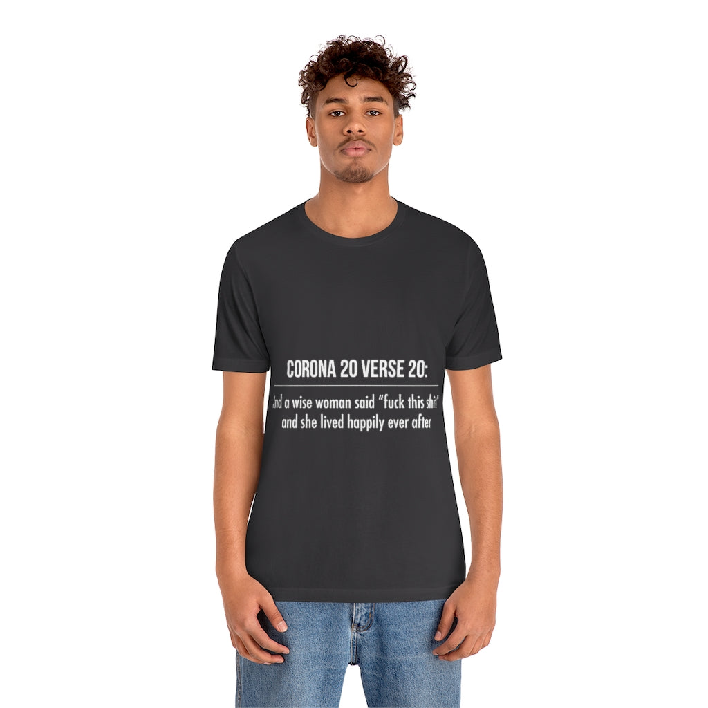 Unisex Jersey Short Sleeve Tee - Corona 20
