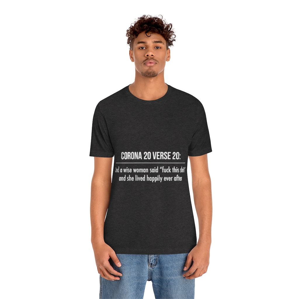 Unisex Jersey Short Sleeve Tee - Corona 20