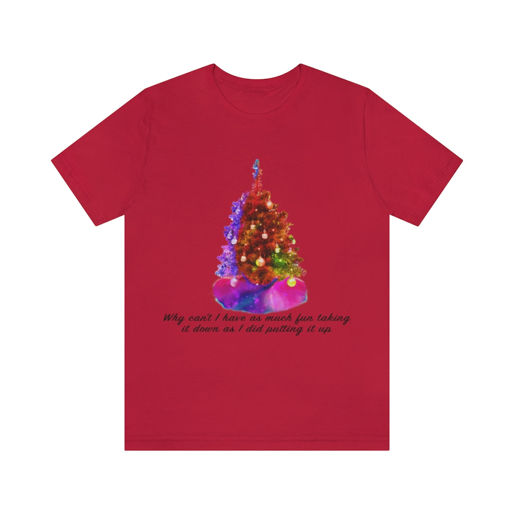 Christmas Tree Unisex Jersey Short Sleeve T-shirt