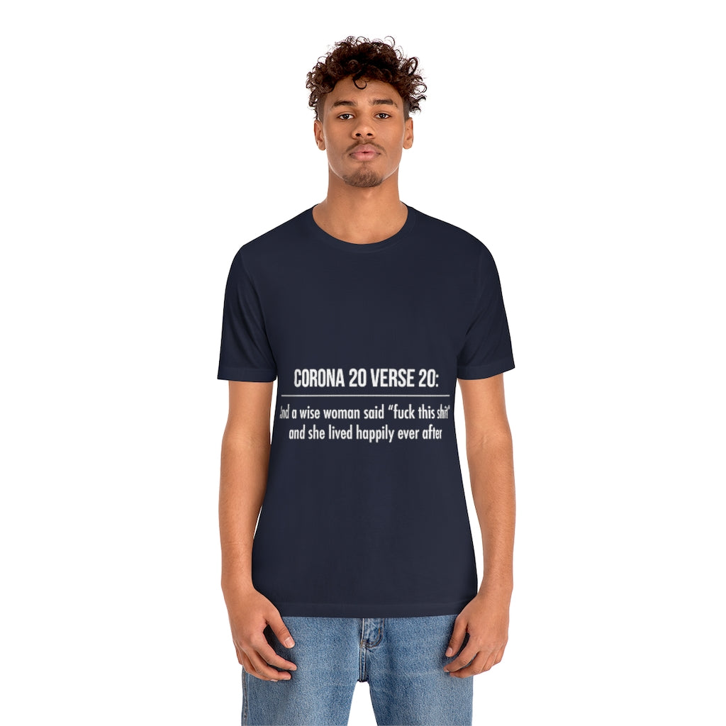 Unisex Jersey Short Sleeve Tee - Corona 20