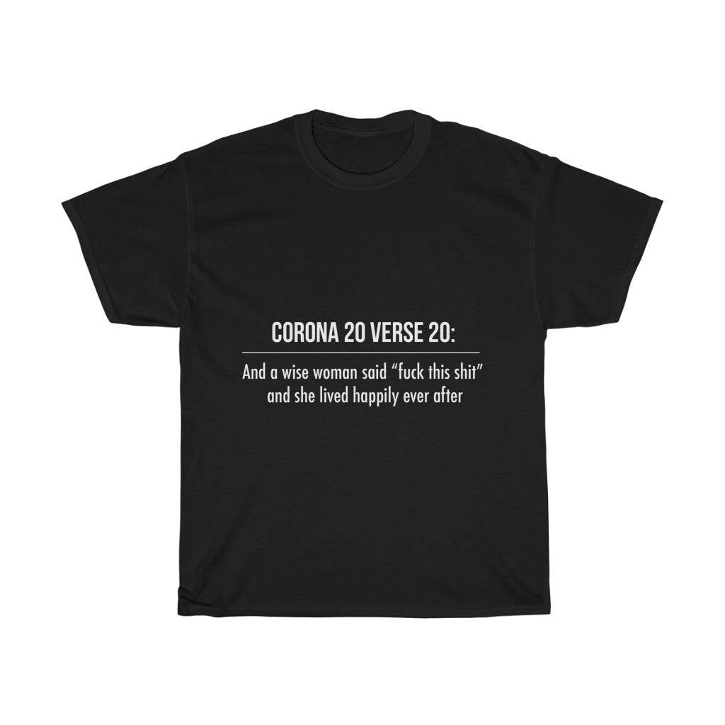 Unisex Heavy Cotton Tee - Corona 20 verse 20