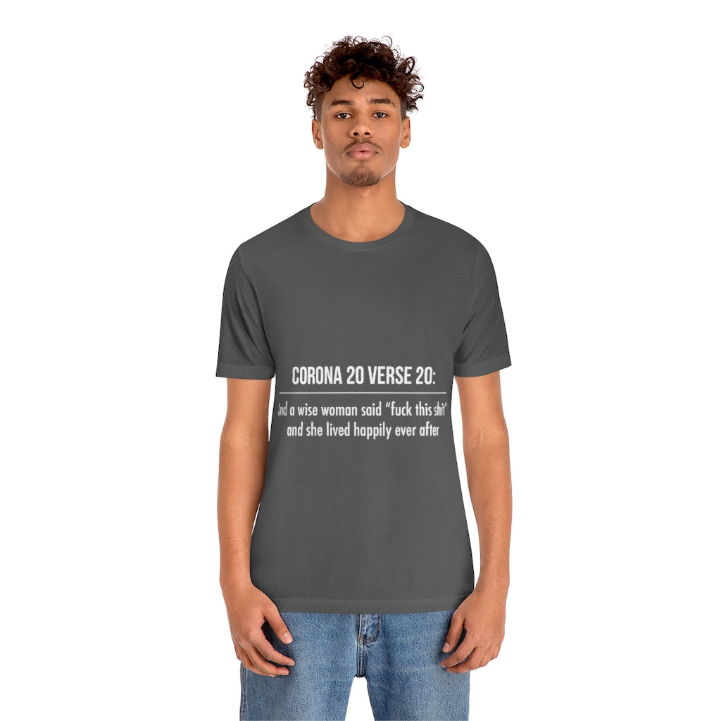 Unisex Jersey Short Sleeve Tee - Corona 20