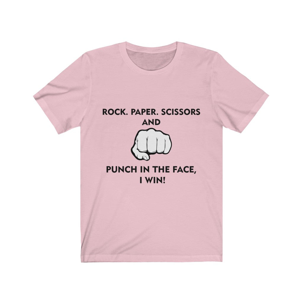 Unisex Jersey Short Sleeve Tee - Rock Paper Scissors