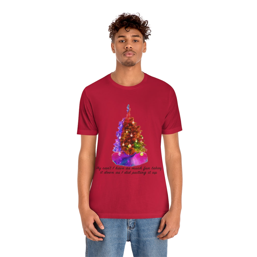 Christmas Tree Unisex Jersey Short Sleeve T-shirt