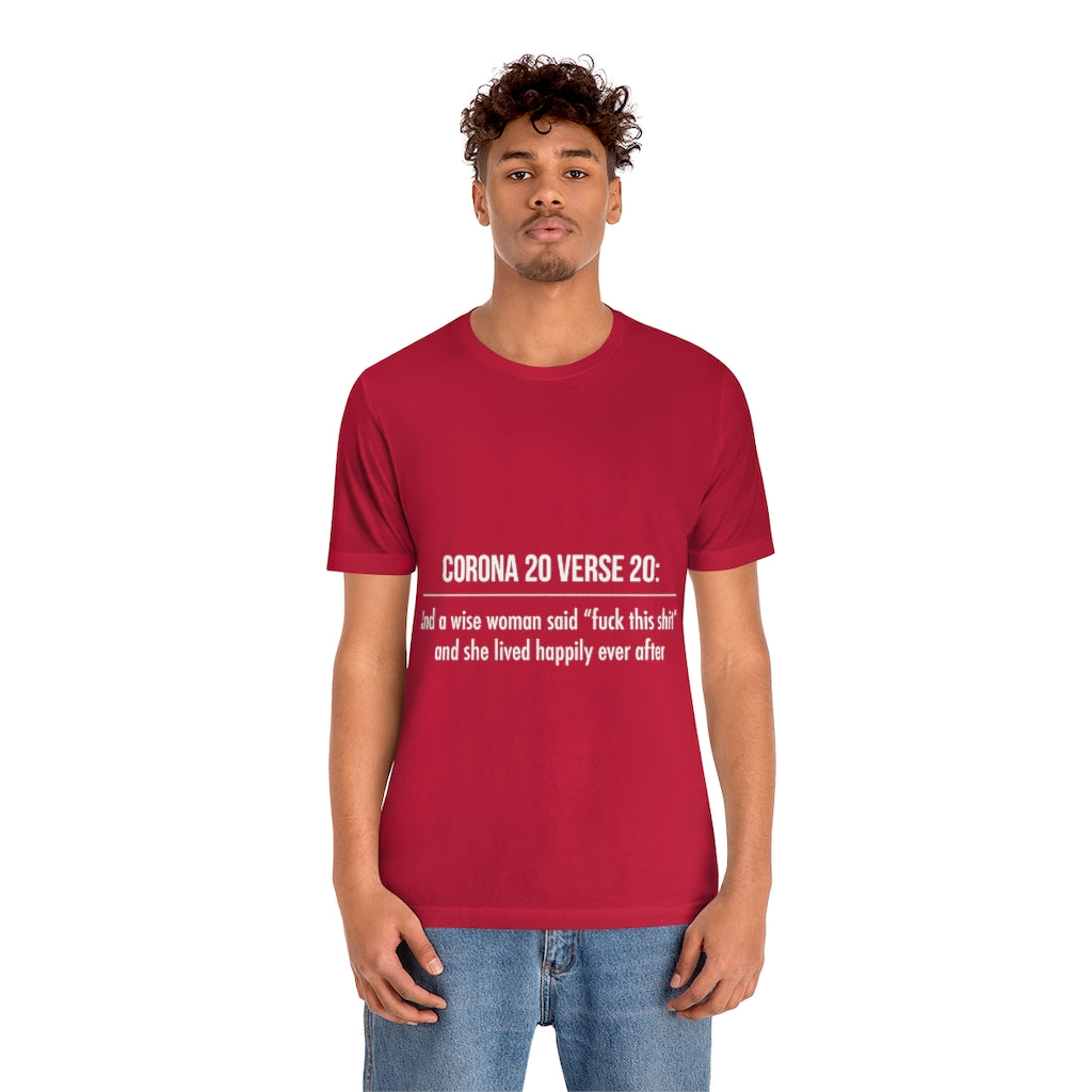 Unisex Jersey Short Sleeve Tee - Corona 20