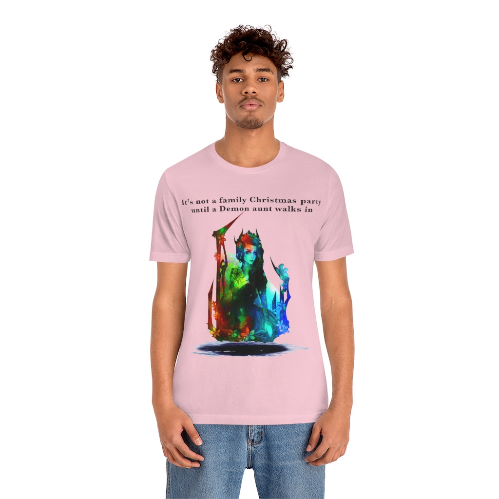 Demon aunt Christmas Unisex Jersey Short Sleeve T-shirt