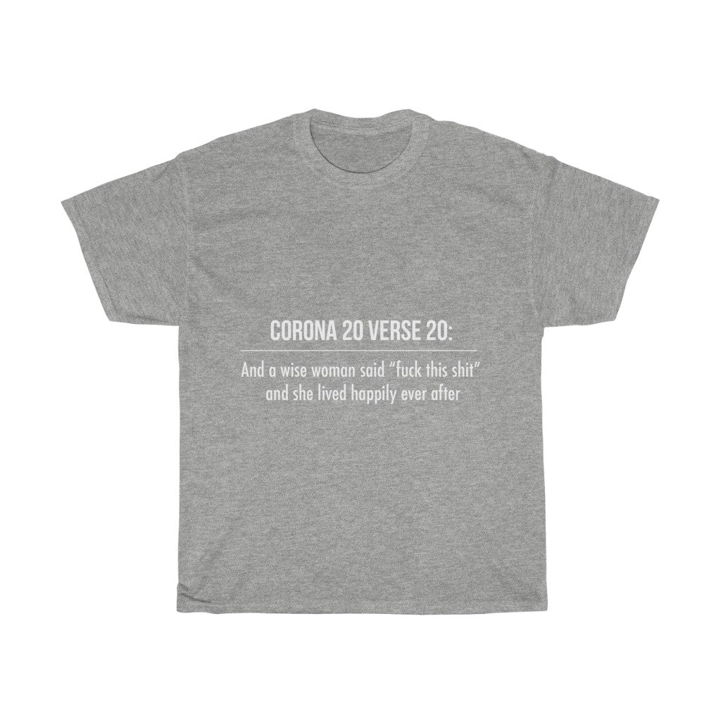Unisex Heavy Cotton Tee - Corona 20 verse 20