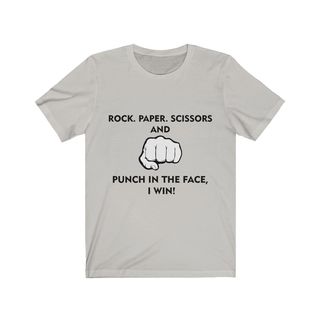 Unisex Jersey Short Sleeve Tee - Rock Paper Scissors
