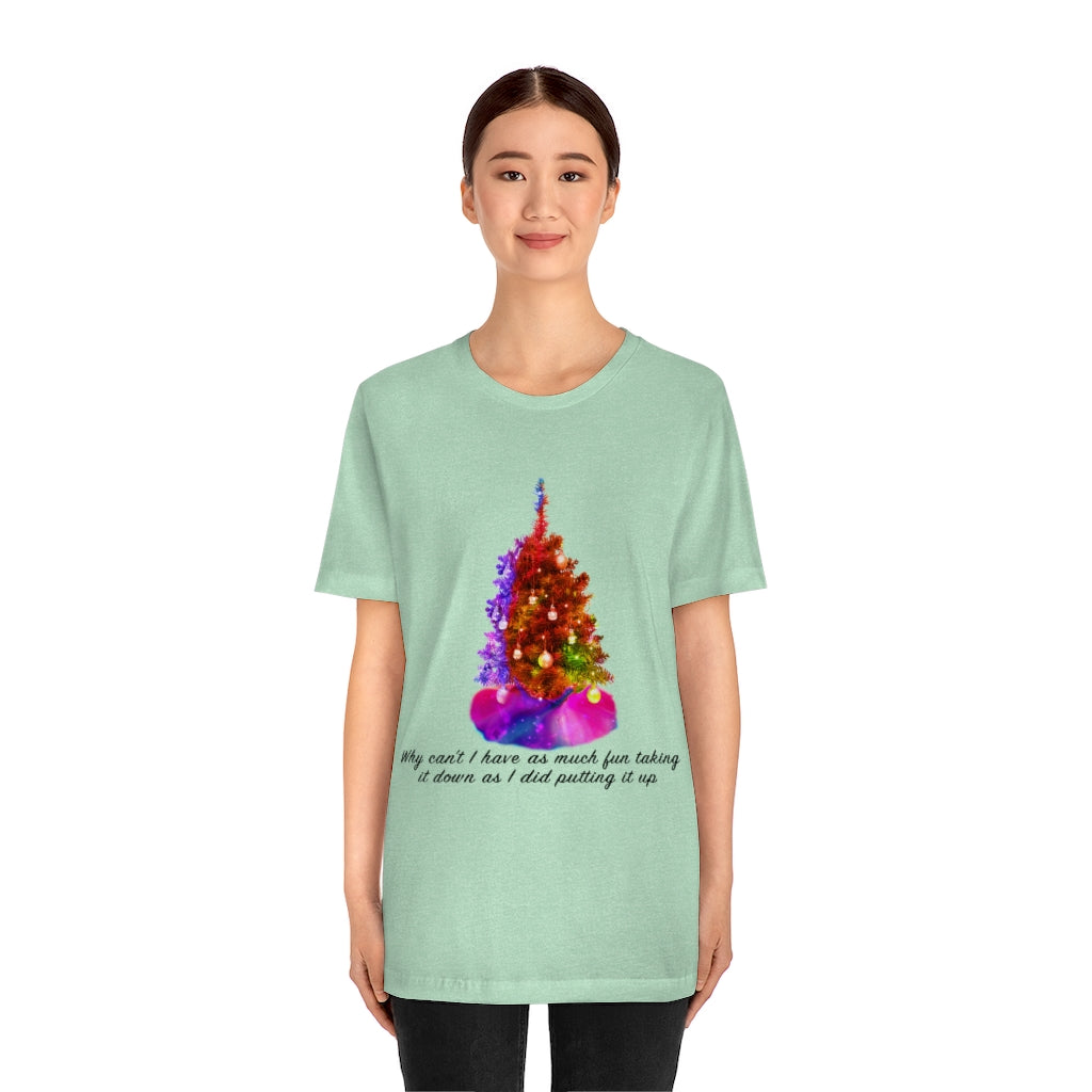 Christmas Tree Unisex Jersey Short Sleeve T-shirt