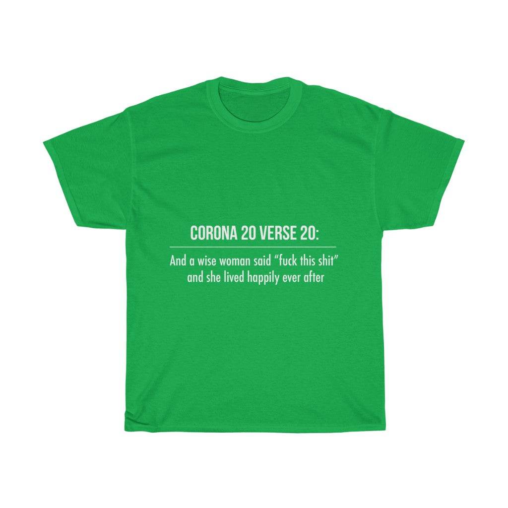 Unisex Heavy Cotton Tee - Corona 20 verse 20