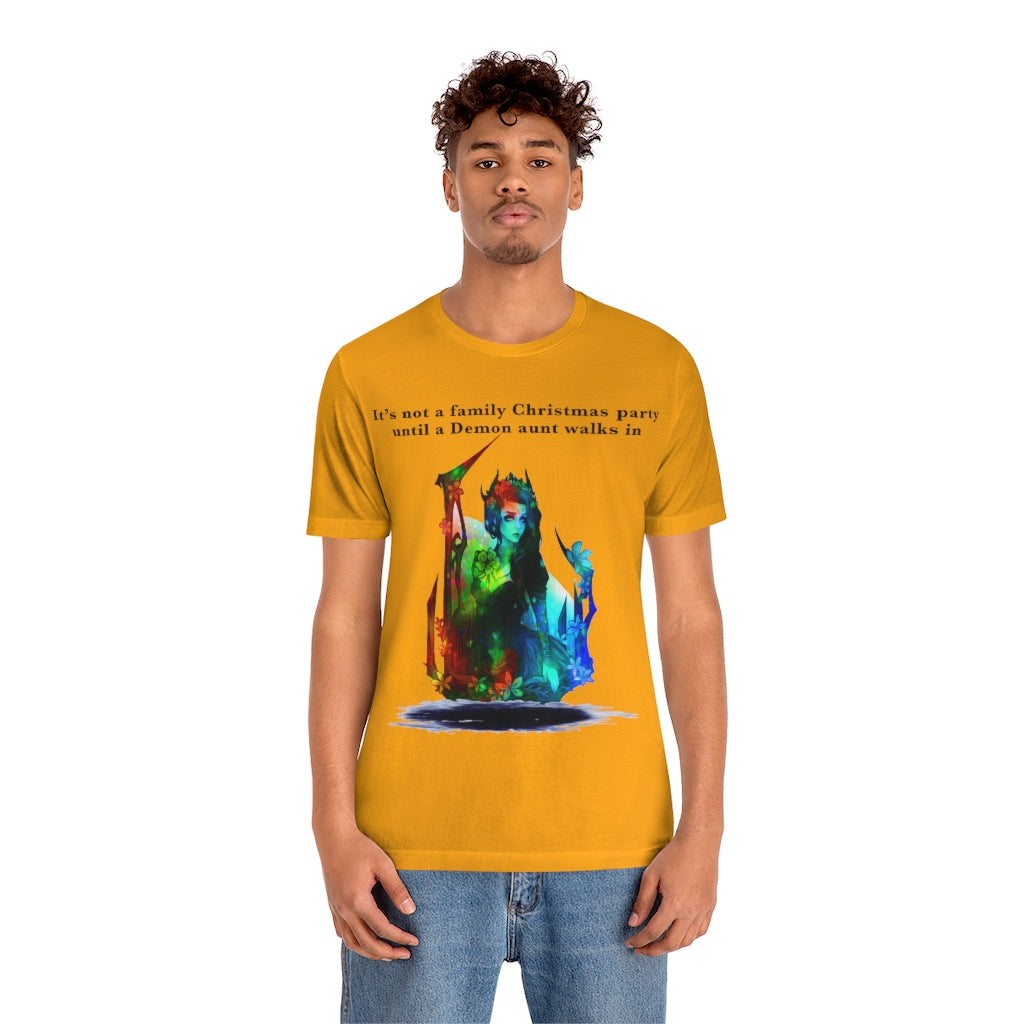 Demon aunt Christmas Unisex Jersey Short Sleeve T-shirt