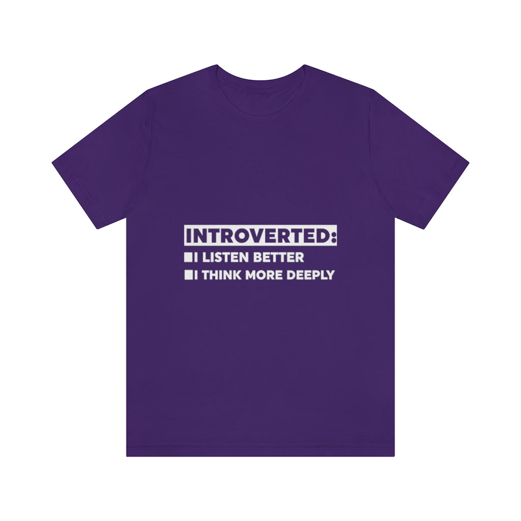 Unisex Jersey Short Sleeve Tee