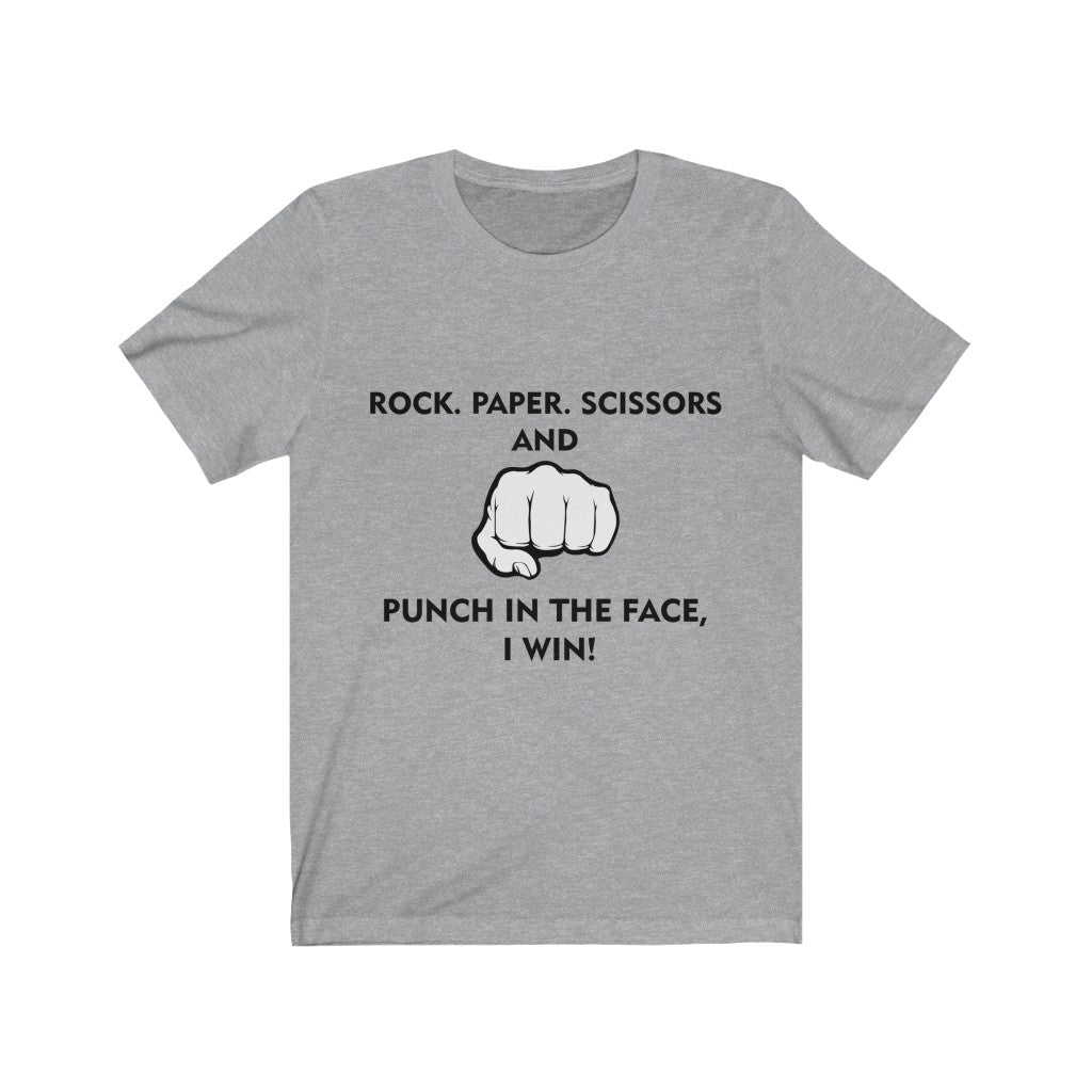 Unisex Jersey Short Sleeve Tee - Rock Paper Scissors