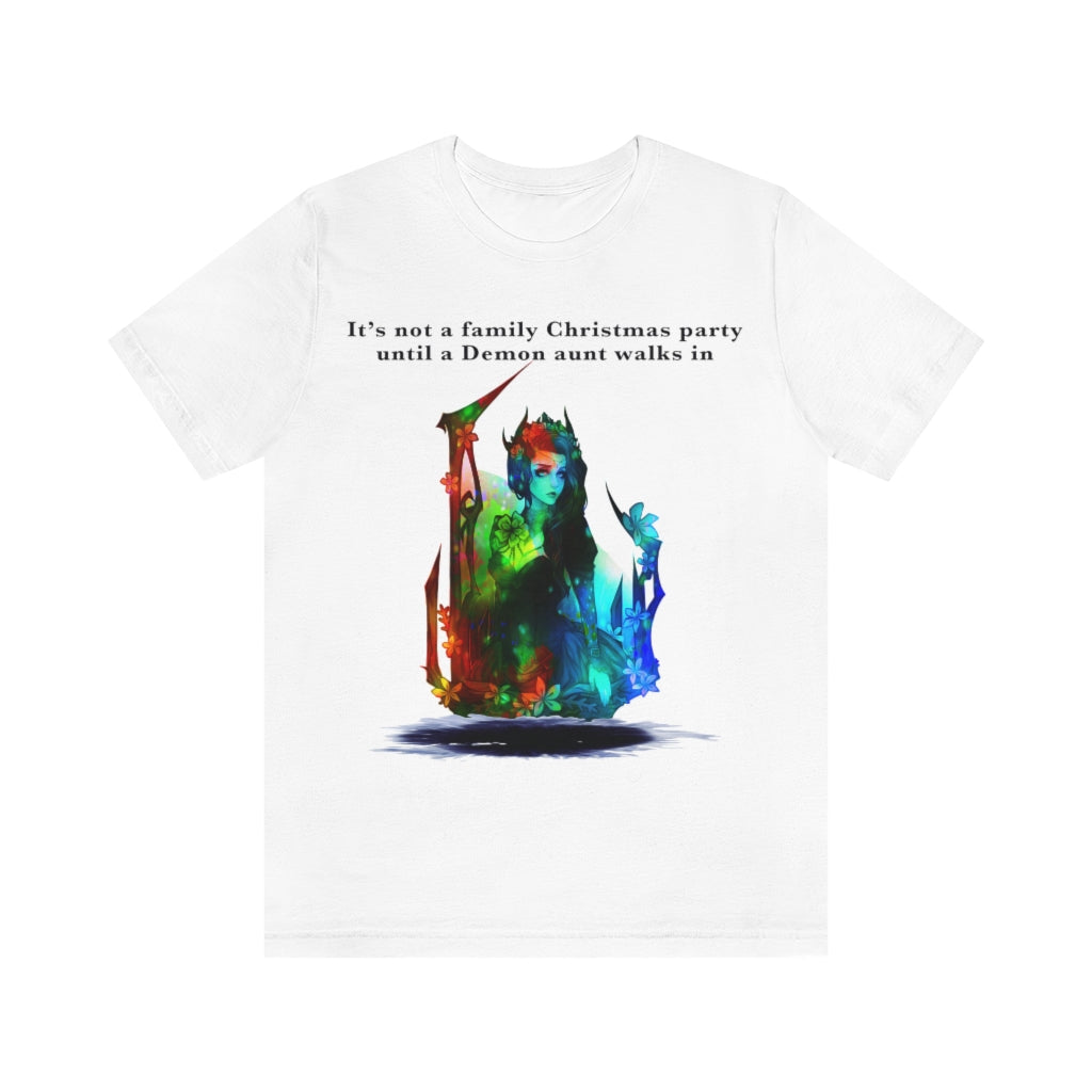 Demon aunt Christmas Unisex Jersey Short Sleeve T-shirt
