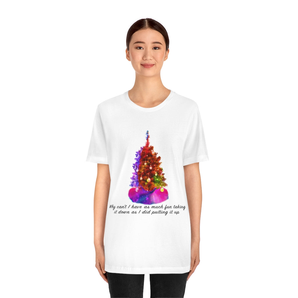 Christmas Tree Unisex Jersey Short Sleeve T-shirt
