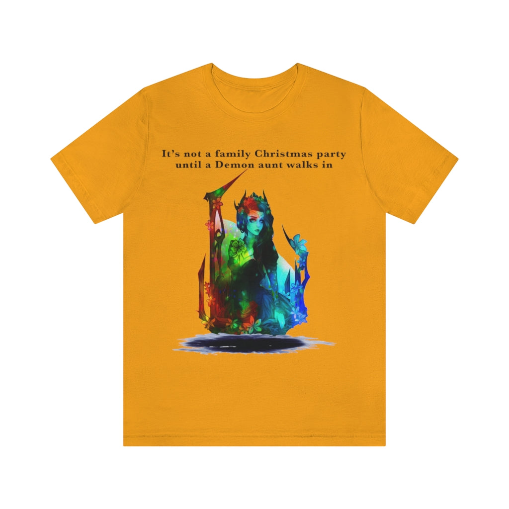 Demon aunt Christmas Unisex Jersey Short Sleeve T-shirt