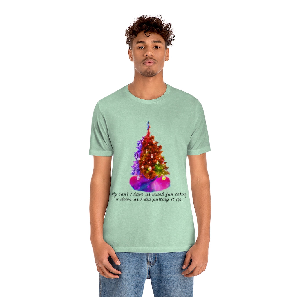 Christmas Tree Unisex Jersey Short Sleeve T-shirt