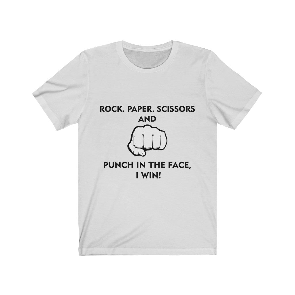 Unisex Jersey Short Sleeve Tee - Rock Paper Scissors