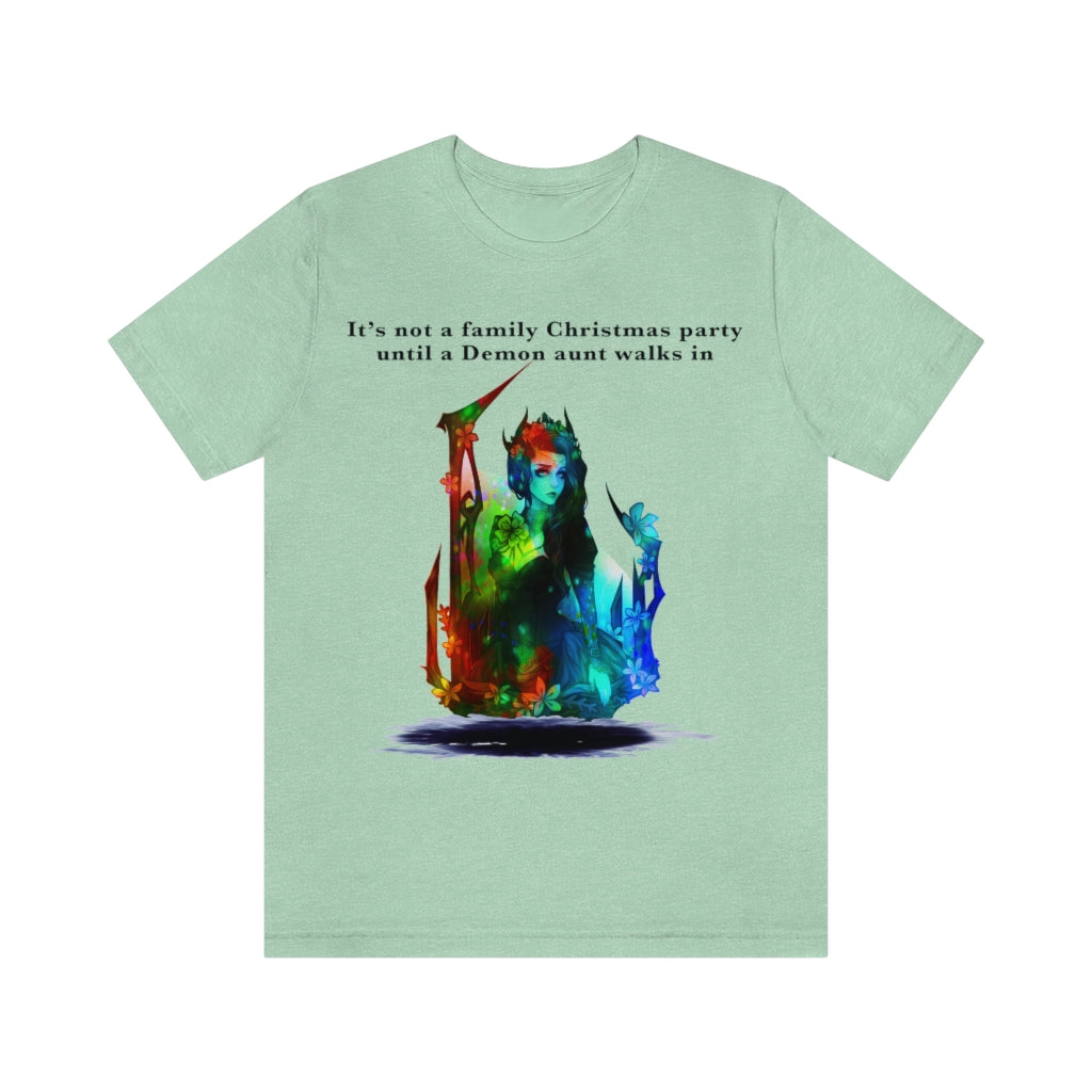 Demon aunt Christmas Unisex Jersey Short Sleeve T-shirt