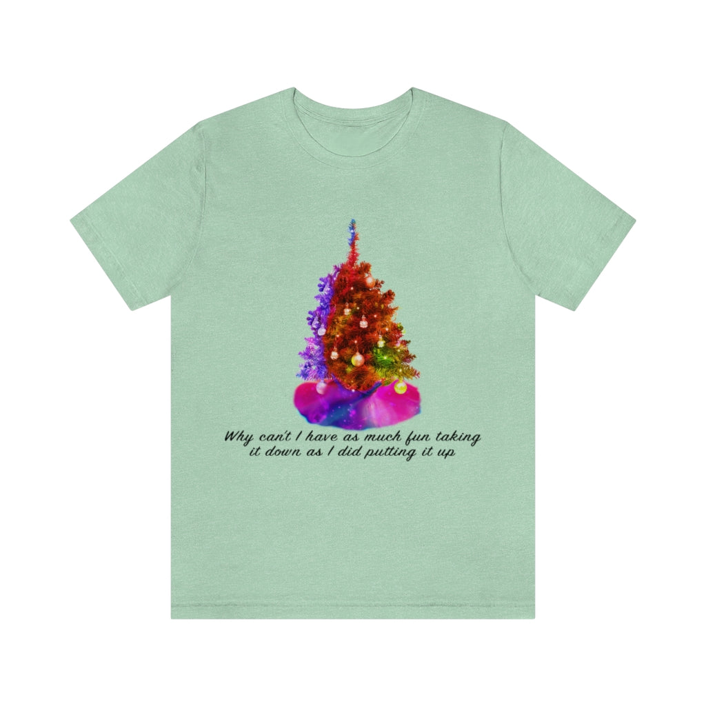 Christmas Tree Unisex Jersey Short Sleeve T-shirt